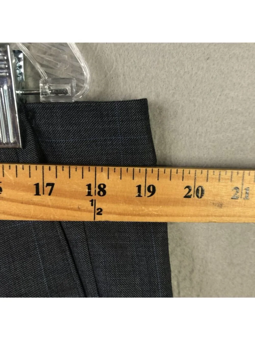 Lauren Ralph Lauren Suit Mens 48 Long Gray Wool Check 2 Piece 42x34 Classic